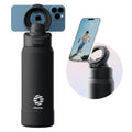Fjbottle Magnetic Thermos Stainless Steel Sports Water Bottle with Magnetic Phone Holder Bouncing cover Insulation Cup