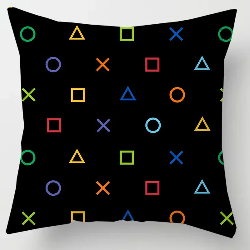 45x45cm TV Game Fan Style Square Pillowcase Home Decor Cushion Cover Anime New Design Printed