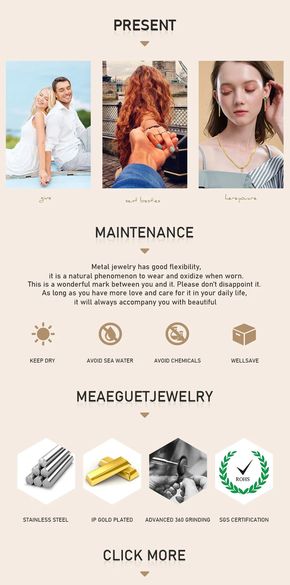 Non Tarnish Stainless Steel Bracelet Gold Plated Stackable for Women, Thin Herringbone Chain Bracelet Waterproof Jewelry Gift