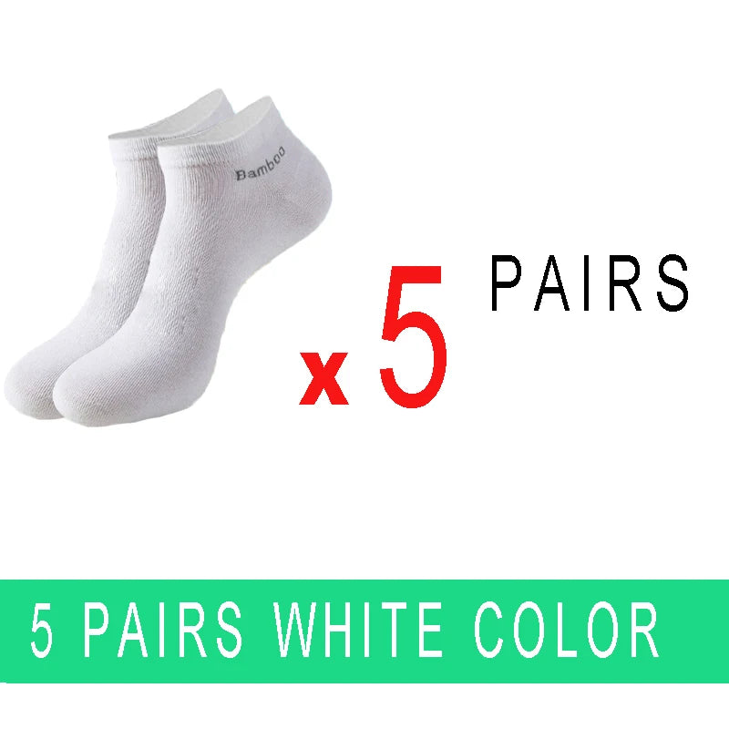 5/10/15/20 Pairs Bamboo Fiber Ankle Socks Men‘s And Women Soft and breathable Boat Socks Men Gifts Spring Summer Short Socks