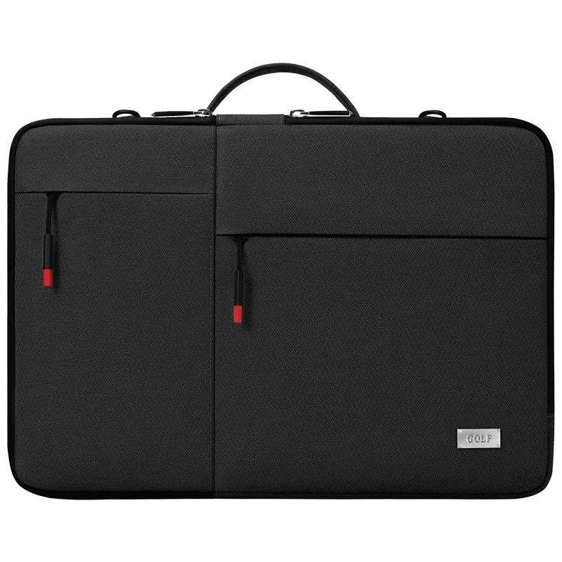 GOLF Professional Laptop Bag with Shoulder Strap Executive Briefcase Man Notebook 15.6 Handbag Men's Office Clutch Bag