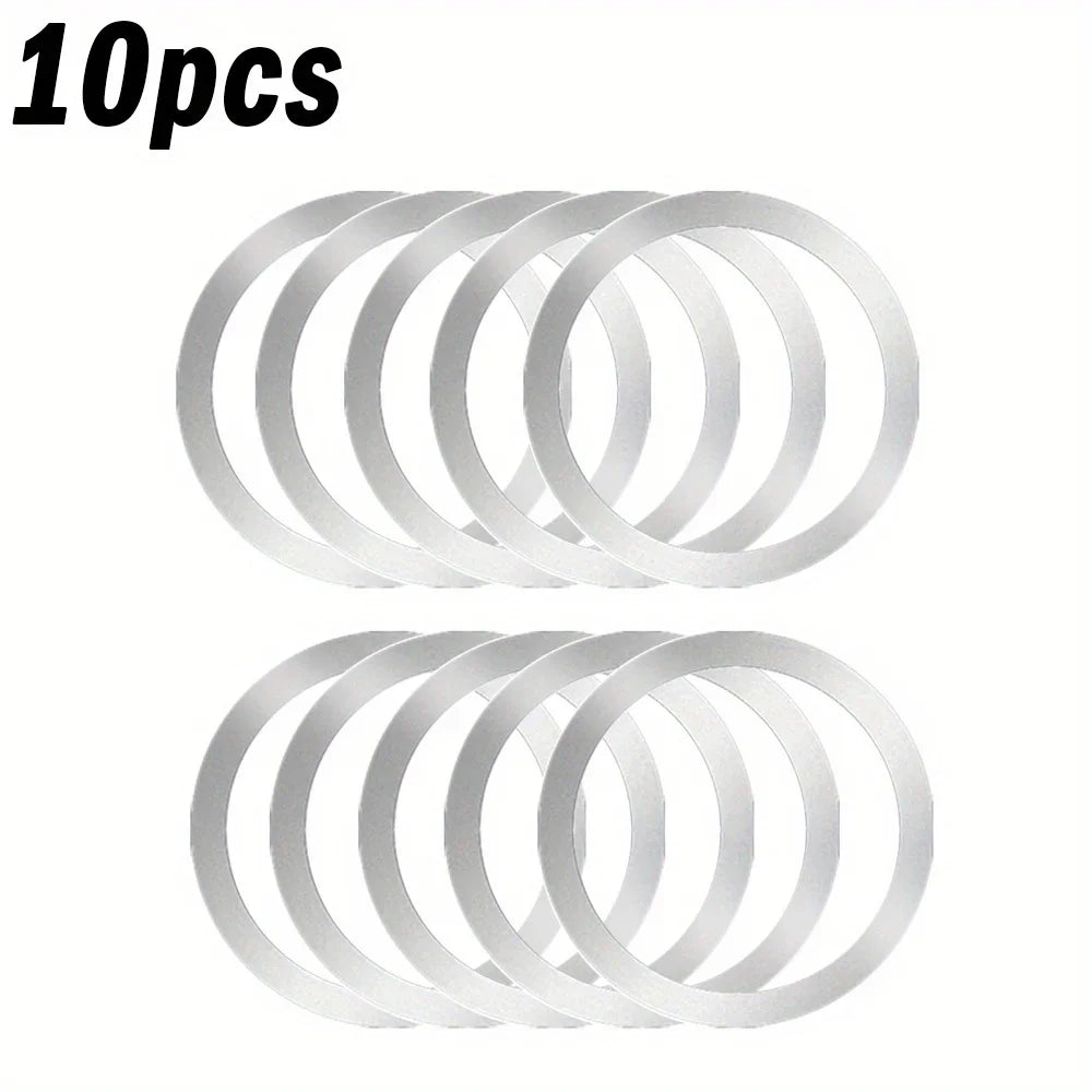 10 Pcs For Magsafe Magnetic Plate Ring Universal Metal Sticker Support Wireless Charger Metal Plate Sheet for Magnet Car Holder