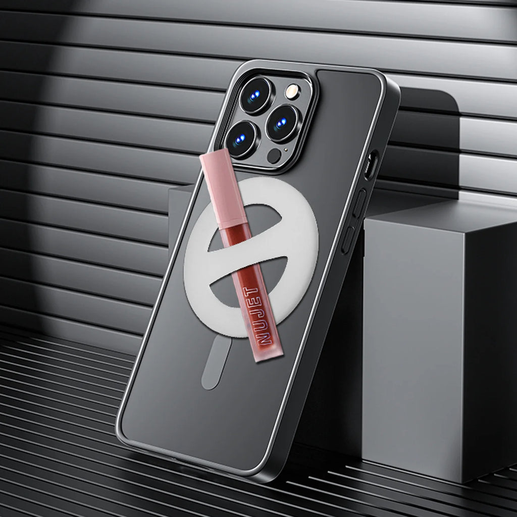 Strong Magnetic Liquid Silicone Comfortable Circular Grip Phone Holder For MagSafe Ring Shape Phone Accessories For iPhone 16