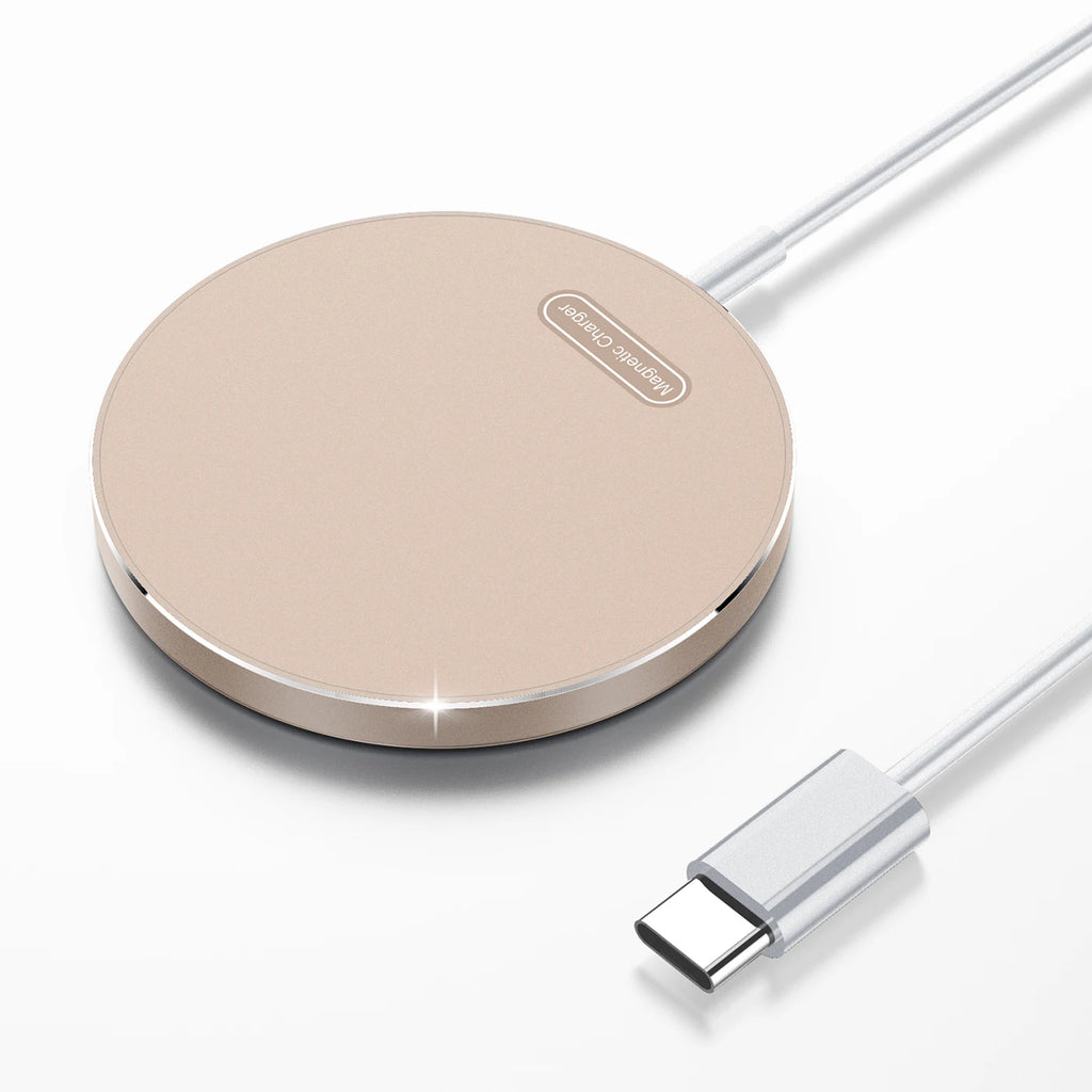 Magnetic Wireless Charger For iPhone 15 14 13 12 11 Pro XS Max Mini X XR Induction Fast Wireless Charging Pad For AirPods Pro 2