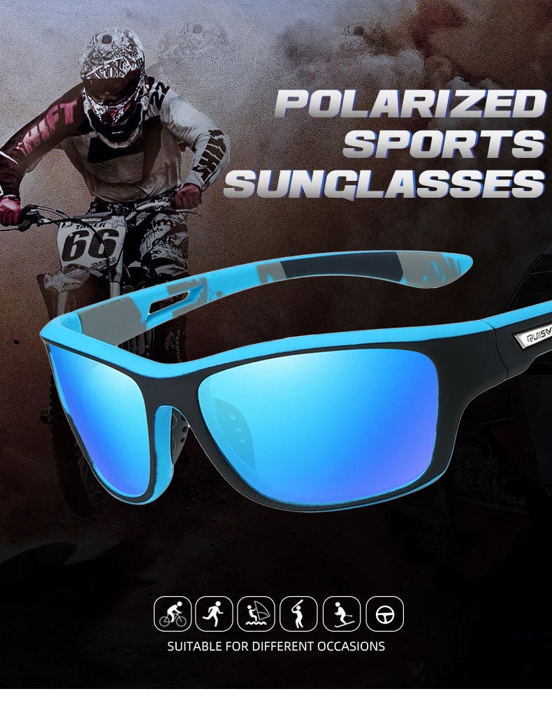 Brand New Men Sunglasses Polarized Sun Glasses Women UV400 Outdoor Baseball Softball Sport Eyewear Fishing Goggles
