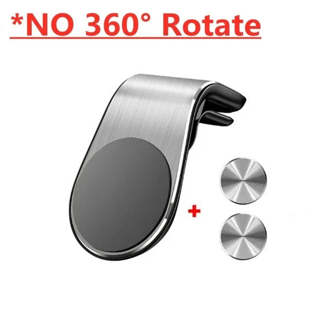 360° Magnetic Car Phone Holder Air Vents Clip Car Cell phone GPS Support Mobile For Auto For iphone Xiaomi Huawei Samsung