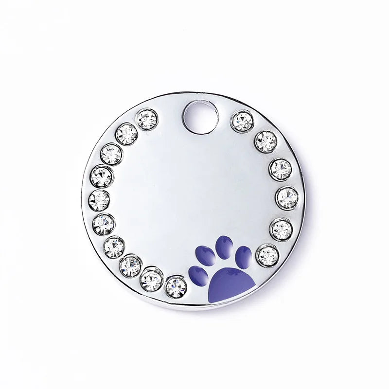 Dog Tag Personalized Pet Puppy Cat ID Tag Engraved Custom Dog Collar Accessories Customized Address Name Tag for Dogs Cats