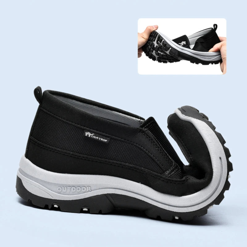Brand Men's Casual Shoes Breathable Mesh Loafers for Man Non-Slip Comfortable Sneakers Wear-resistant Retro Man's Driving Shoes