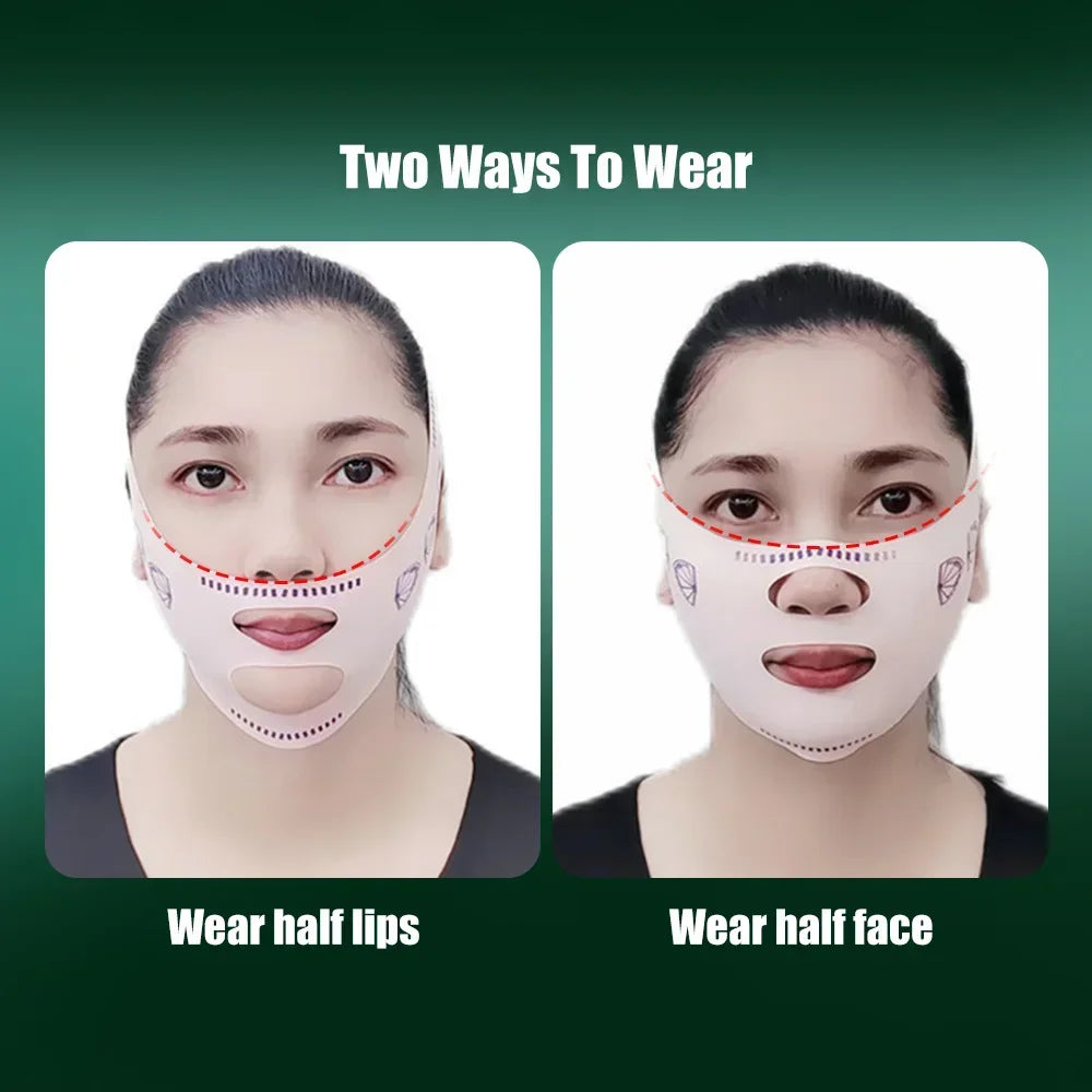 Delicate Facial Thin Face Mask Slimming Bandage Skin Care Belt Shape And Lift Reduce Double Chin Face Mask Face Thining Band