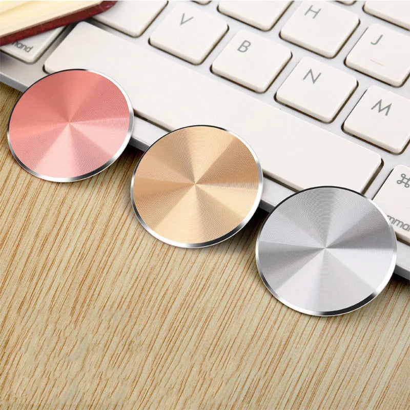 Thin Metal Plate Disk For Magnetic Car Phone Holder Iron Sheet Sticker Disk For Magnet Tablet Desk Phone Car Stand Mount Round