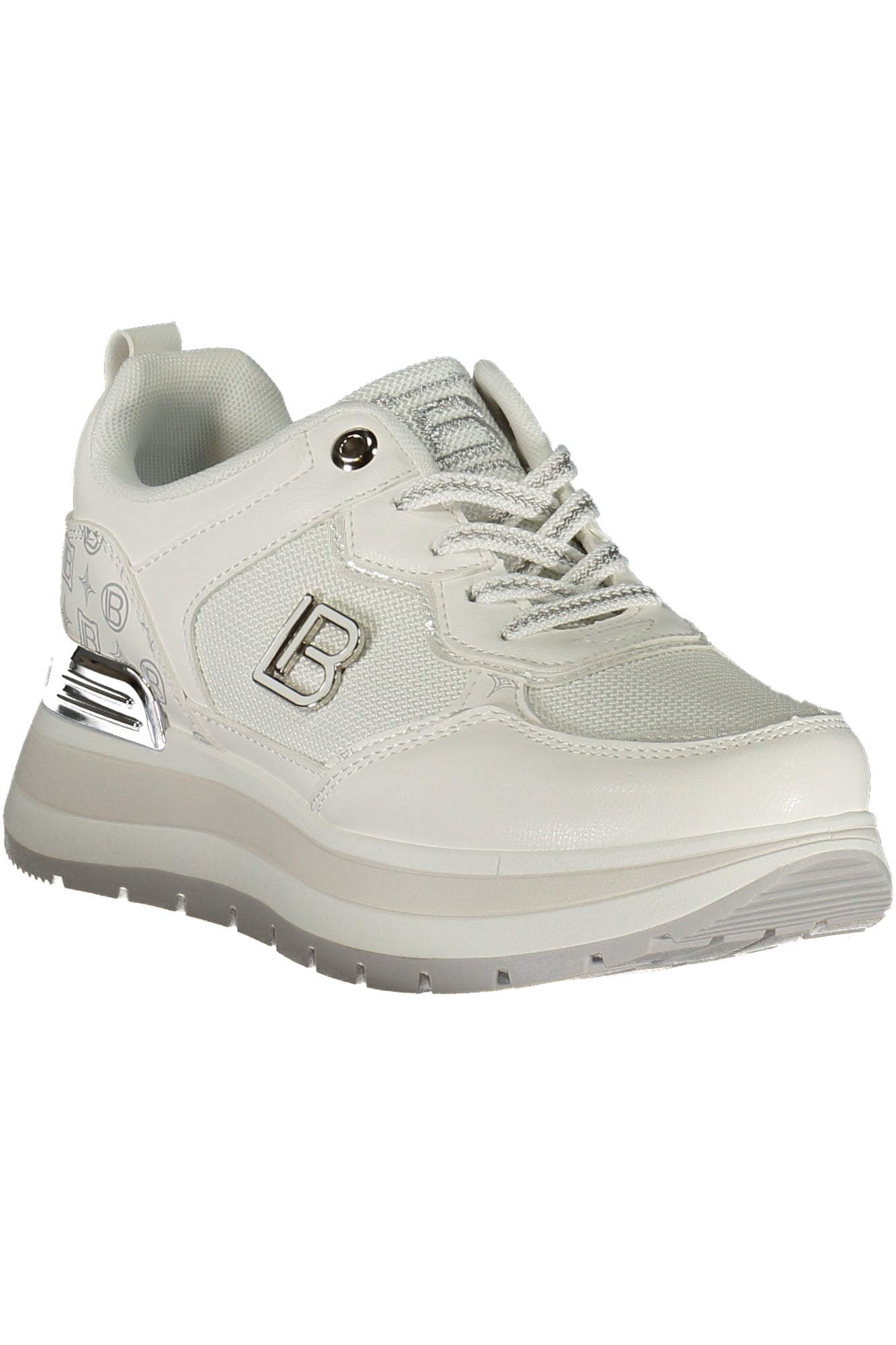 LAURA BIAGIOTTI WOMEN'S WHITE SPORTS SHOES-1