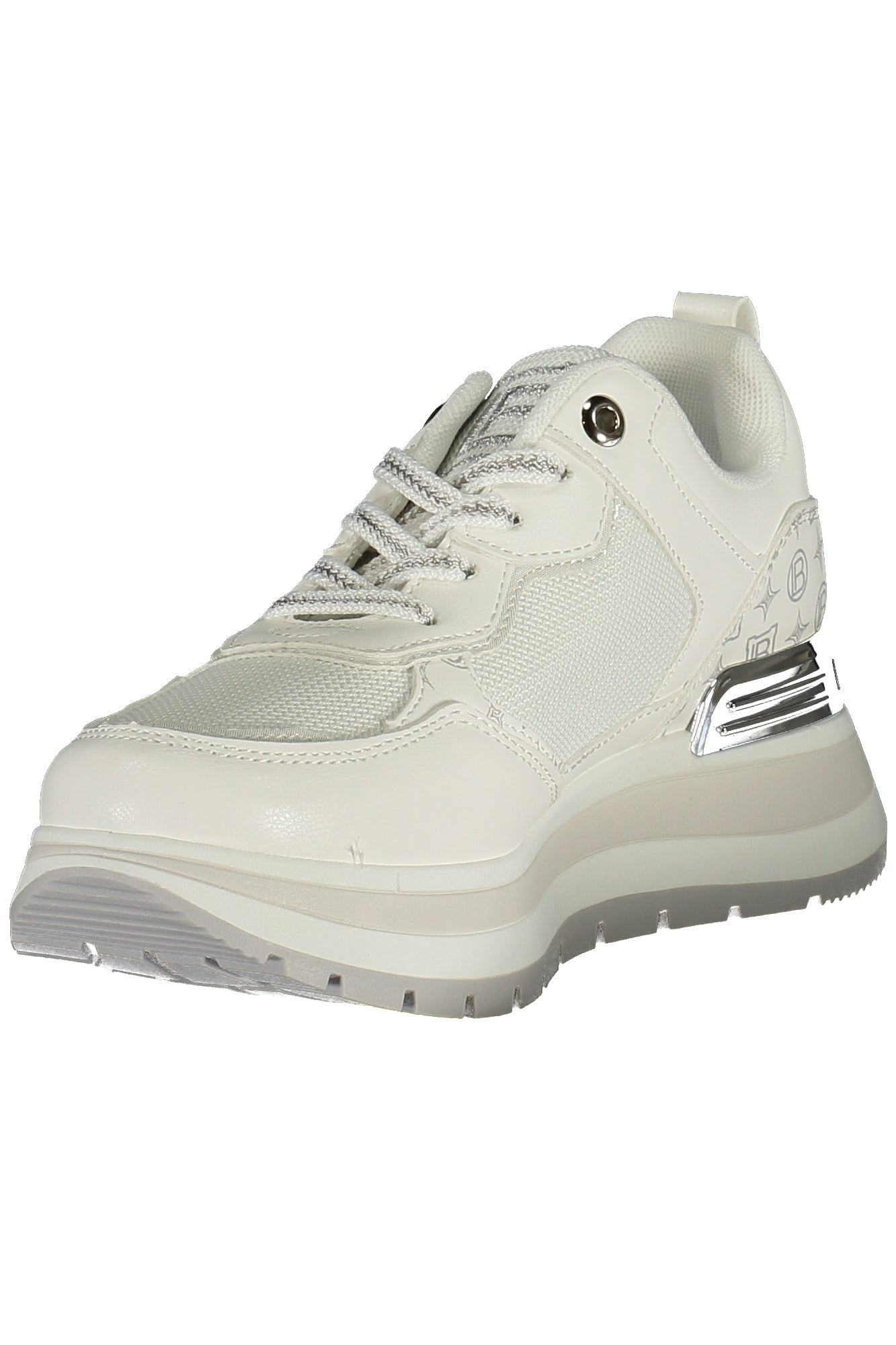 LAURA BIAGIOTTI WOMEN'S WHITE SPORTS SHOES-2