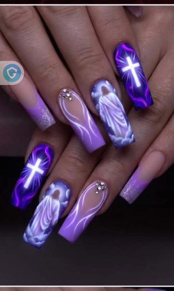 Faith based press on nails