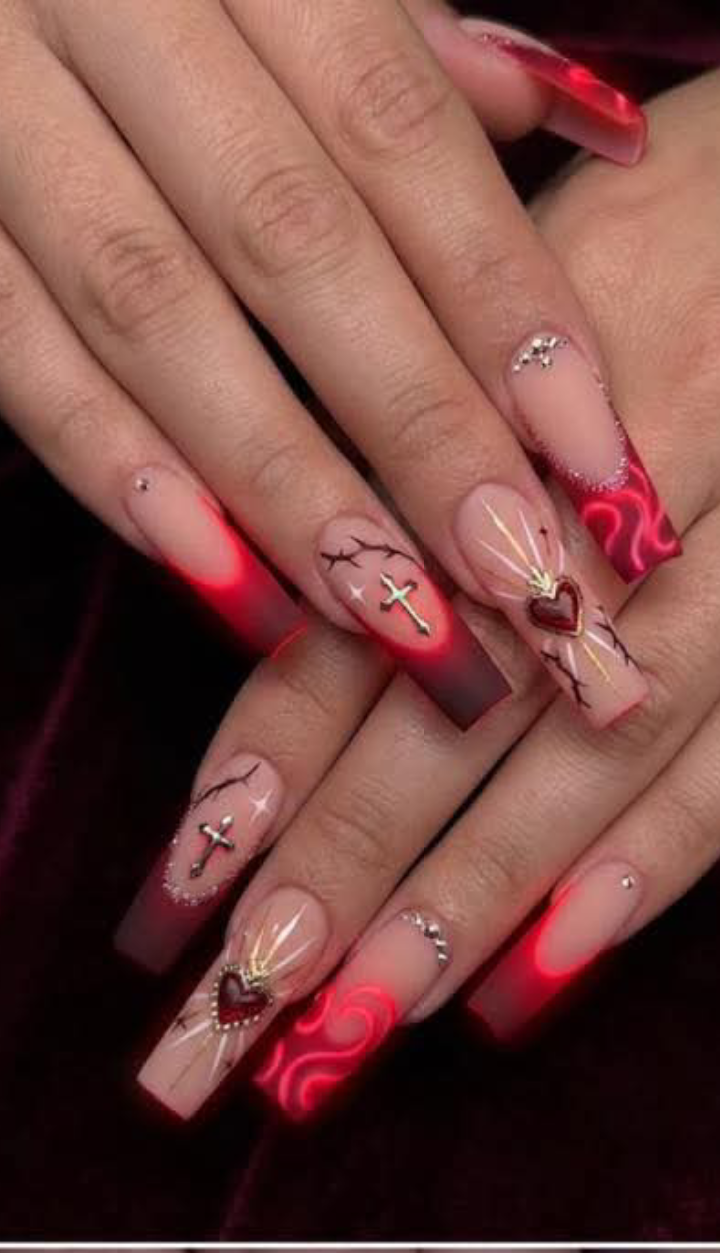 Faith based press on nails