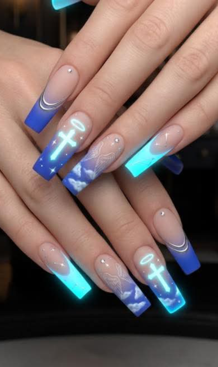 Faith based press on nails