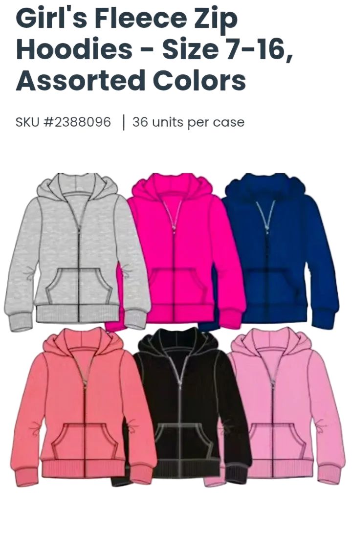Zip up Fleece hoodie