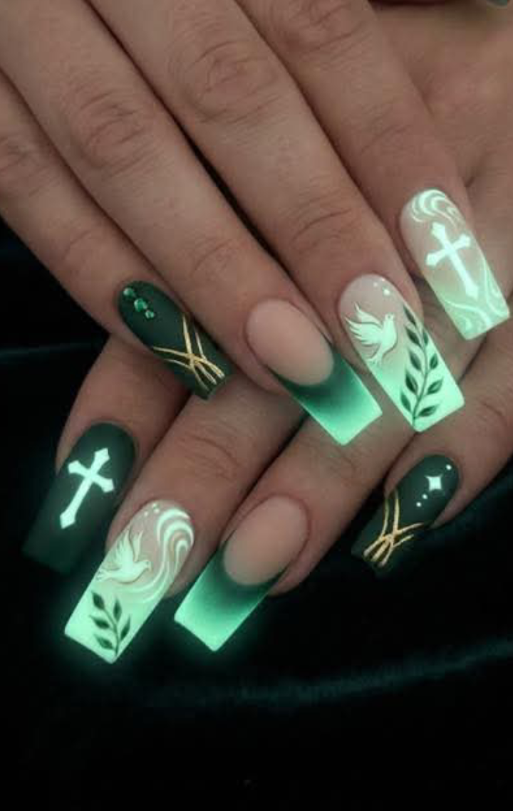 Faith based press on nails