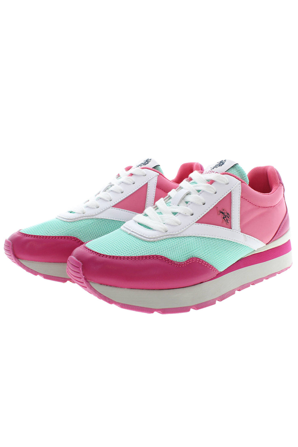 US POLO ASSN. WOMEN'S PINK SPORTS FOOTWEAR-1